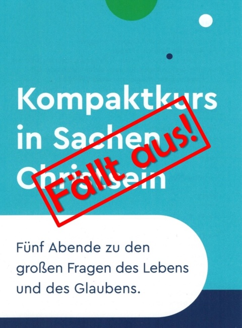 Kompaktkurs fällt aus