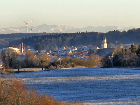 Laichingen mit Alpen