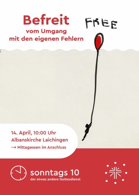 Flyer Sonntag 10 Befreit vom Umgang mit den eigenen Fehlern