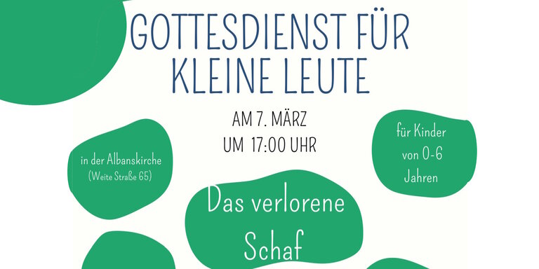 Gottesdienst für kleine Leute